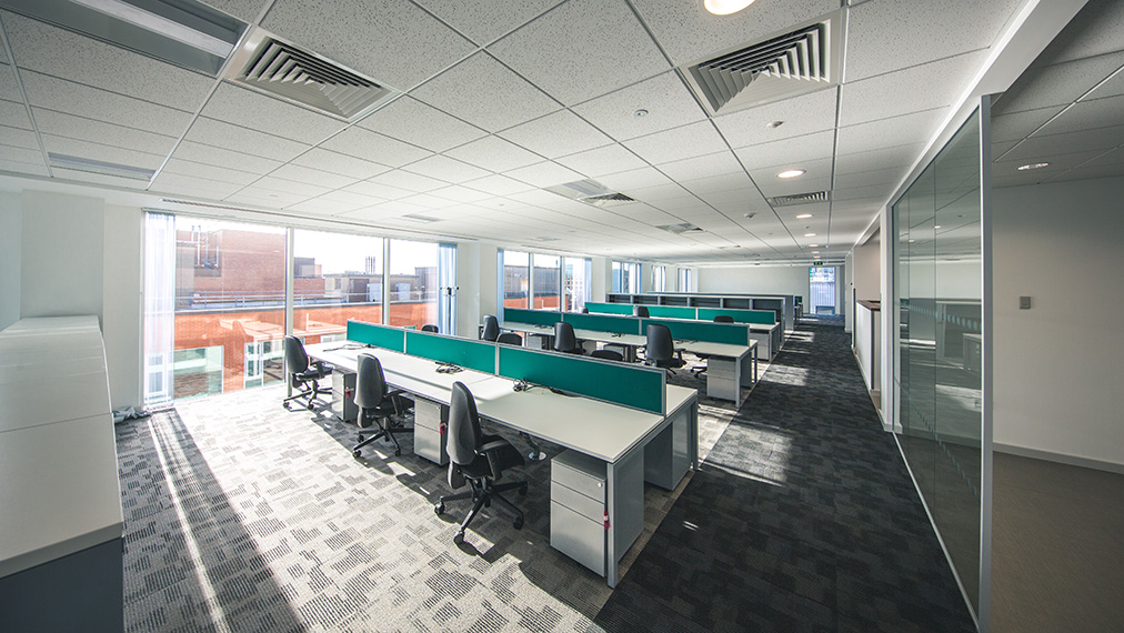 Work rest play interiors installed contemporary office furniture into the new Cecil Ward Building