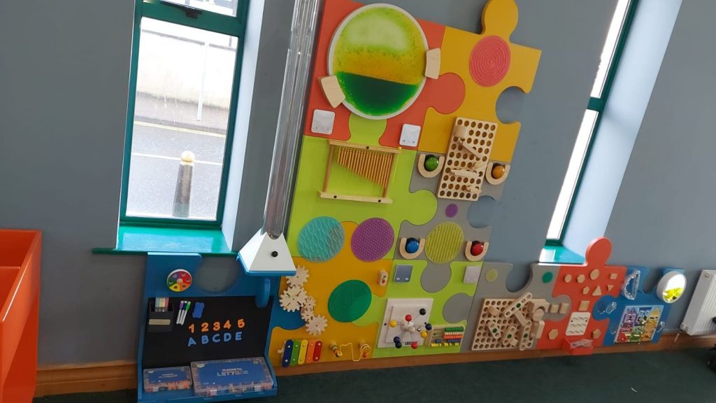 Sensory Wall: Buncrana Library